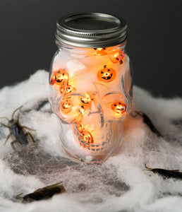 Spooky LITES! Mini Copper Wire Pumpkin Lights