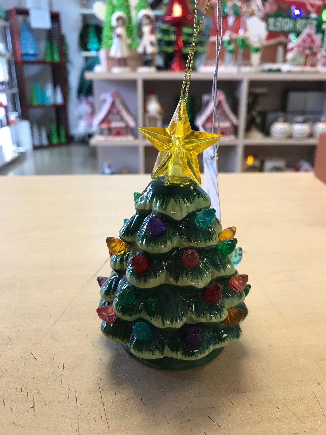 Mr Christmas Mini 4.5” Lit Nostalgic Tree Ornaments